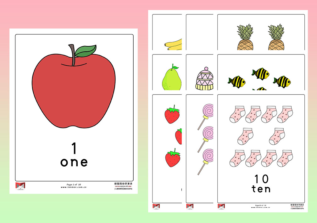 一起数数 Let’s Count！1-10-棱猫|LENMOR-教学课件|教案学案|试题试卷|课堂练习-为教师提供优质教学资源下载网