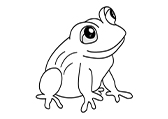蛙Frog110921自然环境动物线稿-棱猫教学课件资源创作素材分享