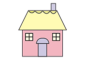 房屋House人类生活建筑场所卡通-课堂教案设计素材资源下载|棱猫