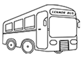 课堂教案设计素材资源下载-公共汽车Bus人类生活交通工具线稿|棱猫