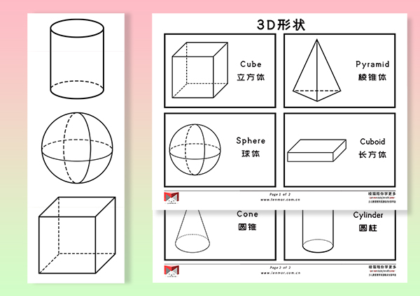3D形状插图