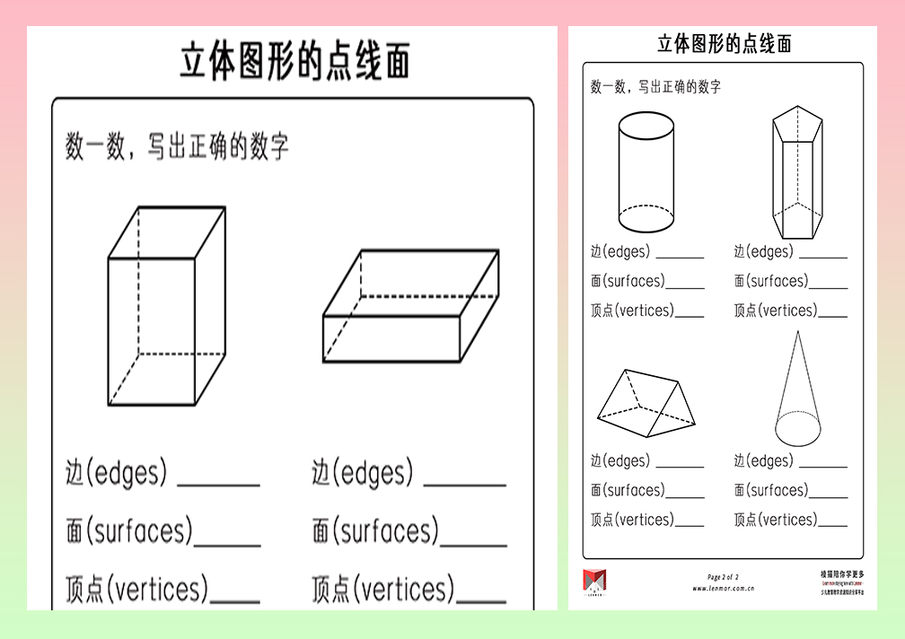 初识几何图形的构成要素|点线面